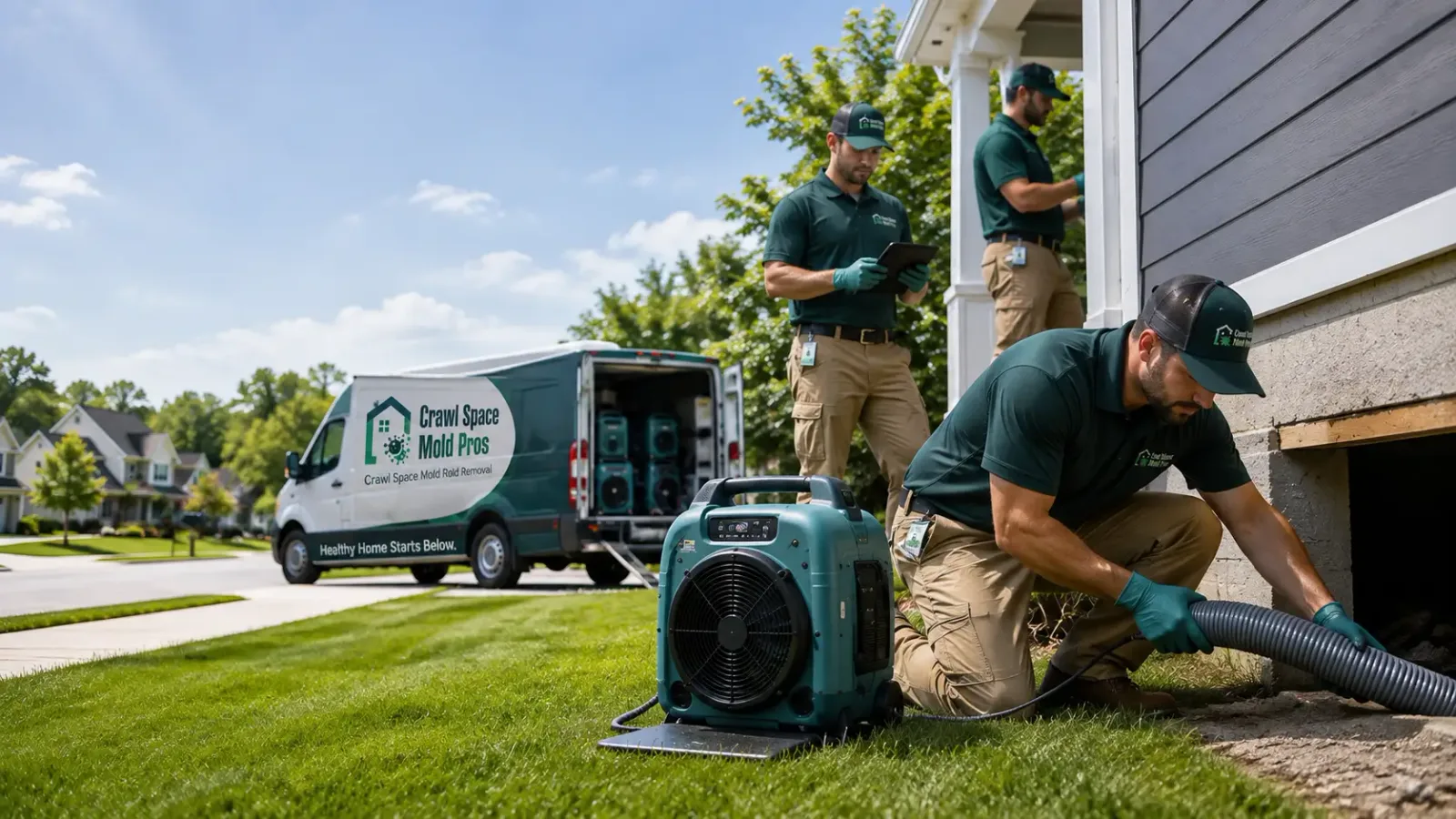 Crawl Space Mold Removal in Kellogg, IA